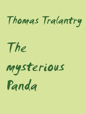 cover image of The mysterious Panda